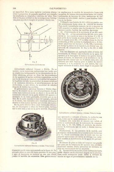 LAMINA V46229: Galvanometro Siemens y Halske
