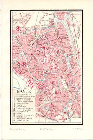 LAMINA V46231: Plano de Gante