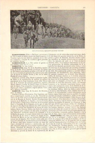 LAMINA V46272: Antes de la batalla por J. Gascoyne