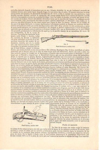 LAMINA V46170: Fusil Remington modelo 1871