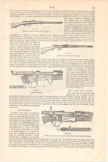 LAMINA V46173: Fusil Mannlicher