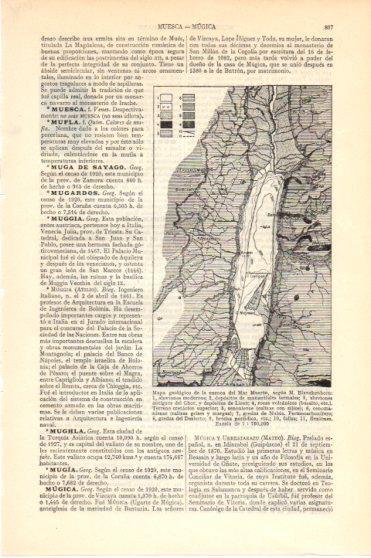 LAMINA V46167: Mapa geologico del Mar Muerto por Blanckenhorn