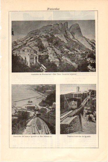 LAMINA V46152: Funicular de Montserrat