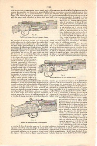 LAMINA V46163: Fusil Mauser de España