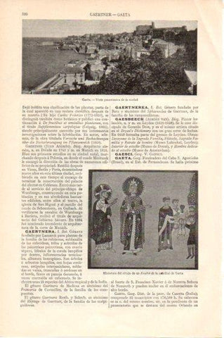 LAMINA V46195: Vista de Gaeta, Italia