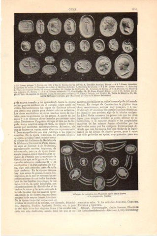 LAMINA V46301: Gemas de Grecia
