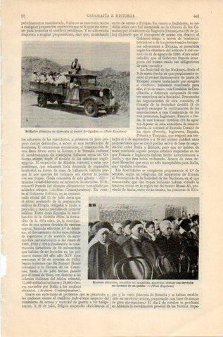 LAMINA V46404: Soldados de Abisinia en camion