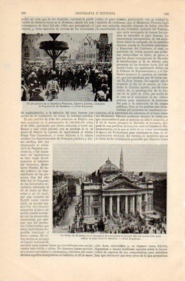 LAMINA V46411: La Bolsa de Bruselas 