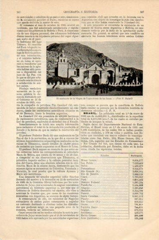 LAMINA V46414: Santuario de la Virgen de Copacabana de los Incas