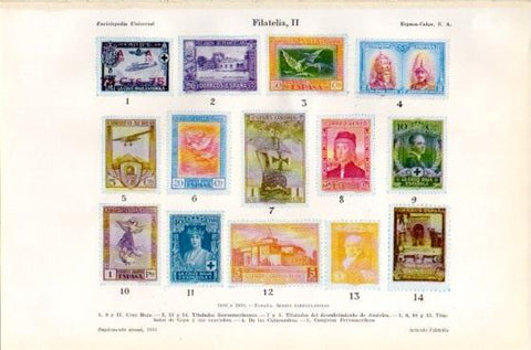 LAMINA V46399: Sellos de correos de España de 1926 a 1930