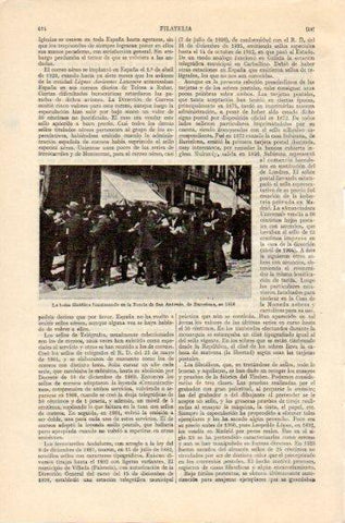 LAMINA V46397: La Bolsa filatelica de Barcelona en 1916