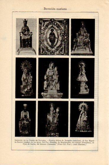 LAMINA V46385: Imagenes de la Virgen en Navarra