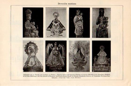 LAMINA V46391: Imagenes de la Virgen en Castilla la Nueva