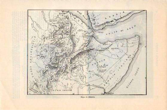 LAMINA V46393: Mapa de Abisinia
