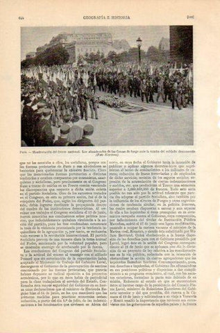 LAMINA V46417: Manifestacion del frente nacional, Paris