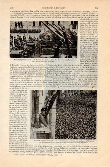LAMINA V46430: Mussolini en Roma conmemoracion del armisticio