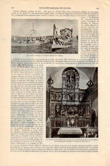 LAMINA V46380: La Virgen de los Dolores, Valladolid
