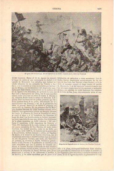 LAMINA V46325: El gran dia de Gerona por C. Alvarez Dumont