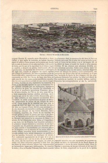 LAMINA V46328: Castillo de Montjuich en Gerona