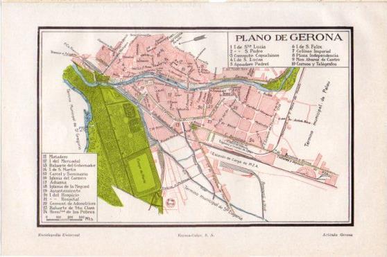 LAMINA V46331: Plano de Gerona