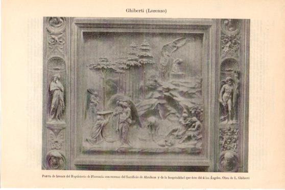 LAMINA V46335: Puerta del Baptisterio de Florencia por L. Ghiberti
