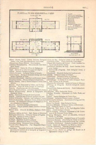 LAMINA V46306: Planta del Museo Geologico del Cairo