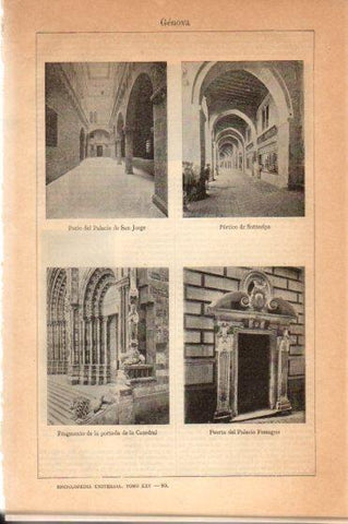 LAMINA V46310: Puertas de Genova