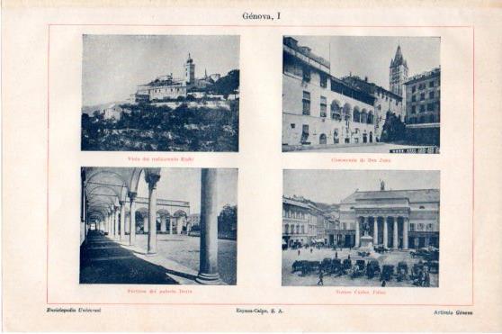 LAMINA V46312: Edificios de Genova