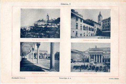 LAMINA V46312: Edificios de Genova
