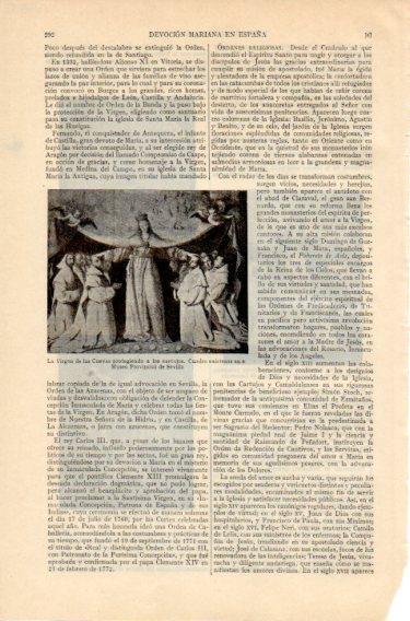 LAMINA V46365: La Virgen de las Cuevas