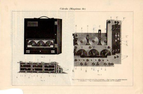 LAMINA V46368: Maquinas de calculo