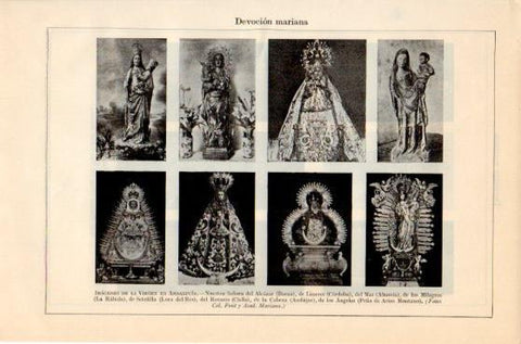 LAMINA V46374: Devocion mariana Virgenes de Andalucia