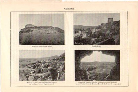 LAMINA V46349: Vistas de Gibraltar