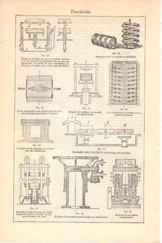 LAMINA V46147: Maquinas de fundicion