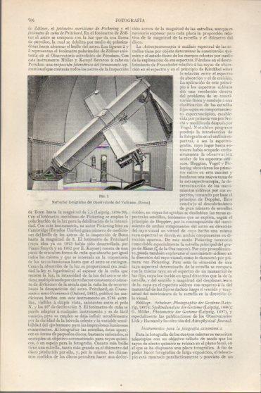 LAMINA V45939: Refractor fotografica del Observatorio Vaticano