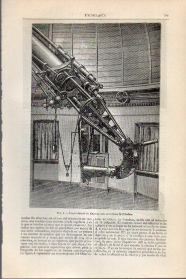 LAMINA V45941: Espectrografo del Observatorio astrofico de Potsdam