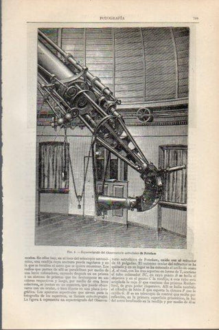 LAMINA V45941: Espectrografo del Observatorio astrofico de Potsdam