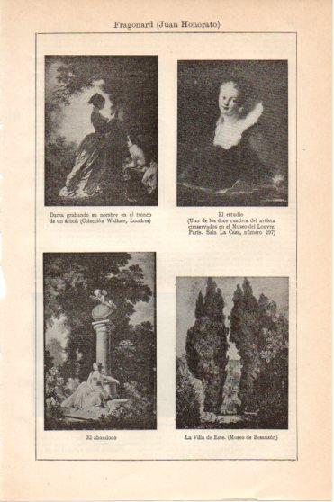 LAMINA V45945: Obras varias por J. H. Fragonard