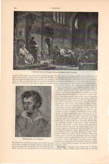 LAMINA V45918: Los dos Foscari por Delacroix