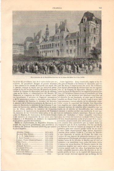 LAMINA V45955: Proclamacion de la Republica francesa en Hotel de Ville 1870