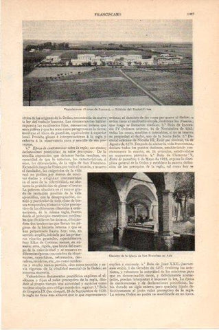 LAMINA V45978: Claustro de la iglesia de San Francisco en Asis