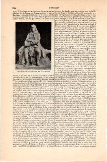 LAMINA V45983: Estatua de B. Franklin por P. Barlett
