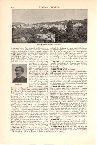 LAMINA V45986: Vista de Frascati, Italia