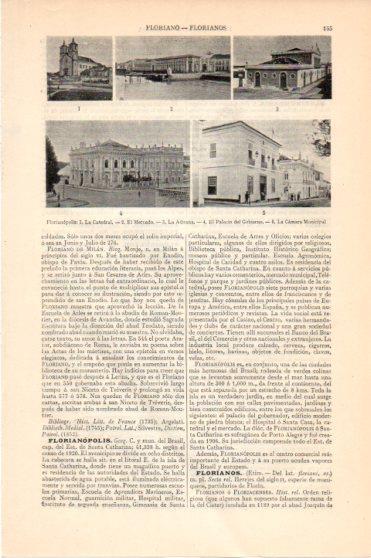 LAMINA V45862: Vistas de Florianopolis, Brasil