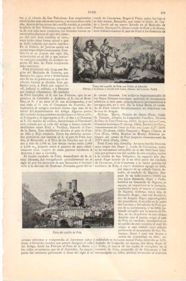 LAMINA V45868: Castillo de Foix