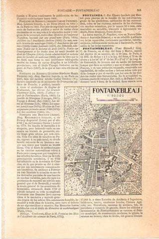 LAMINA V45873: Plano de Fontainebleau, Francia