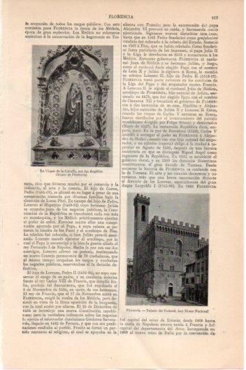 LAMINA V45851: Palacio de Podesta, Florencia