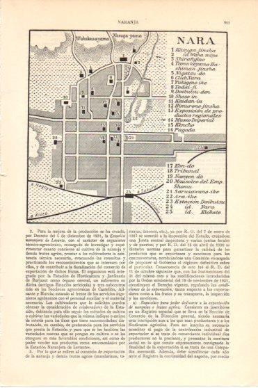 LAMINA V46099: Plano de Nara, Japon