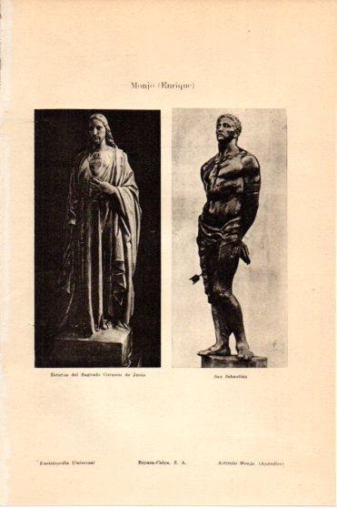 LAMINA V46076: Estatuas por Enrique Monjo