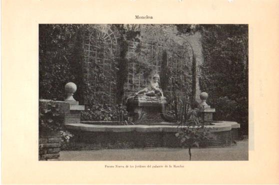 LAMINA V46079: Fuente Nueva de los jardines del palacete de la Moncloa